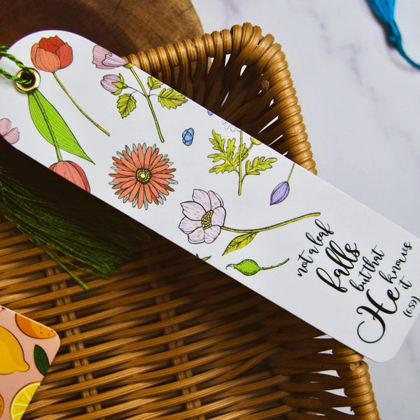 Bookmark | Not A Leaf Falls But That He Knows It