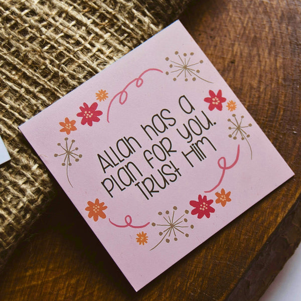 Magnet | Allah Has A Plan For You. Trust Him