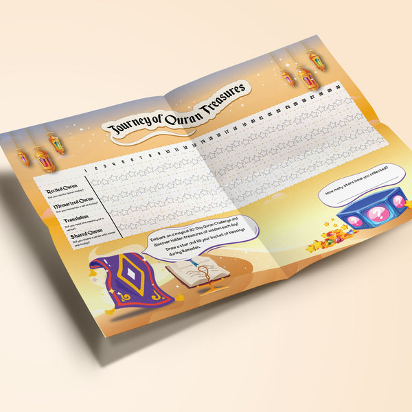 Qur'an Tracker Chart- Foldable