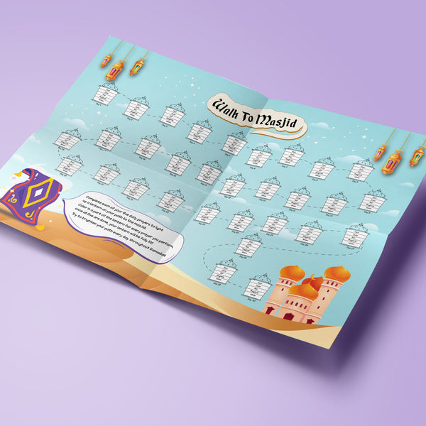 Salah Tracker Chart - Foldable