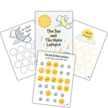 The Sun and Moon Letters - Activity Binder