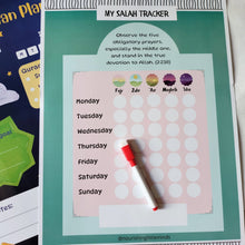 Salah Tracker for Kids – Colourful and Erasable Prayer Chart