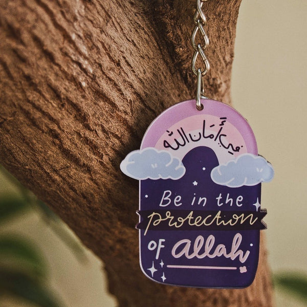 Acrylic Keychain | Be in the Protection of Allah