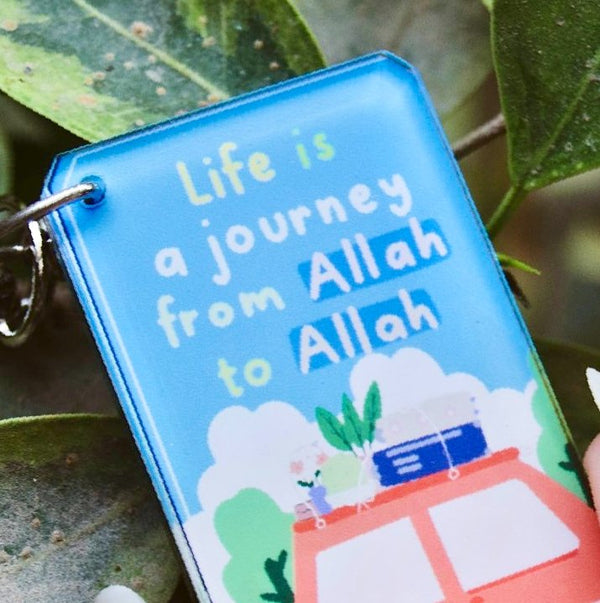 Acrylic Keychain | Life Is A Journey