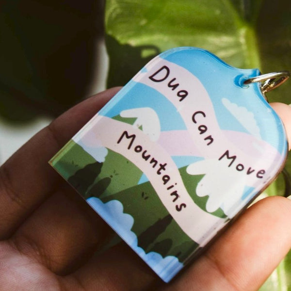 Acrylic Keychain | Dua Can Move Mountains