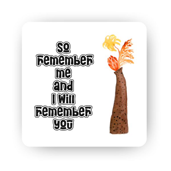 Islamic Fridge Magnet | So remember me and I will remember you