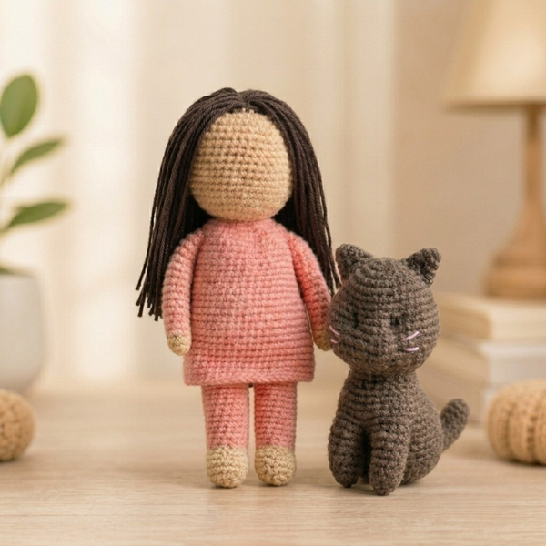 Maryam & Mimi Crochet Doll Set