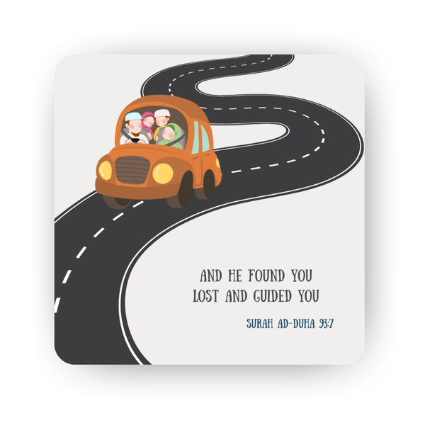 Islamic Fridge Magnet | And He found you lost and guided you