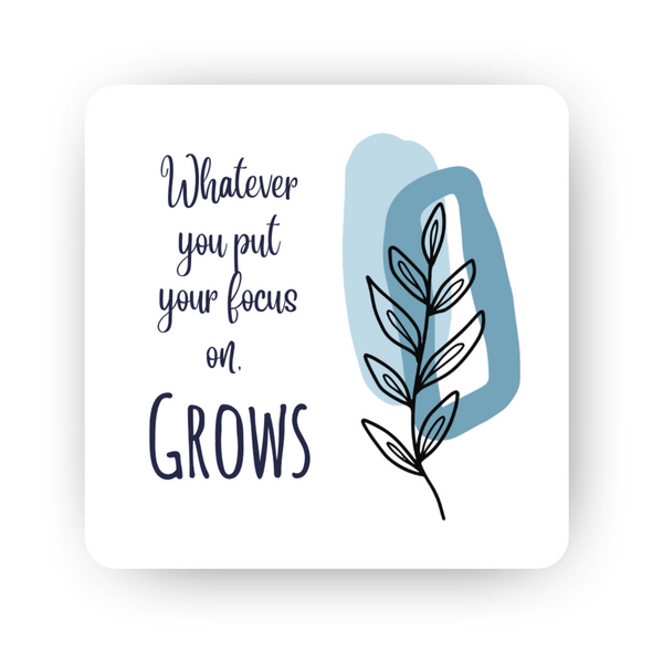 Islamic Fridge Magnet | Whatever you put your focus on grows - 1