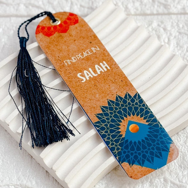 Islamic Bookmark | Find Peace in Salah